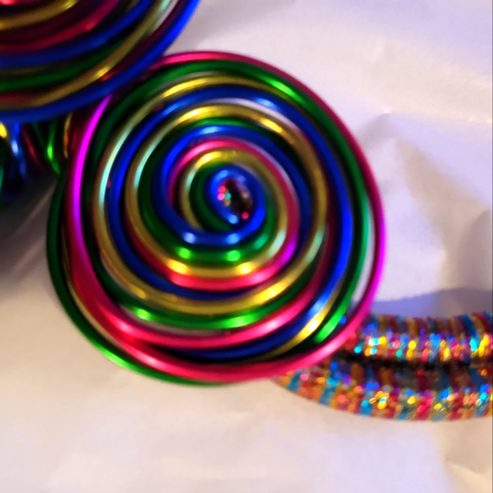 Beautiful aluminum Wire Crystal Necklace/ Earrings SetColorful Artisan Jewelry - Picture 14 of 15